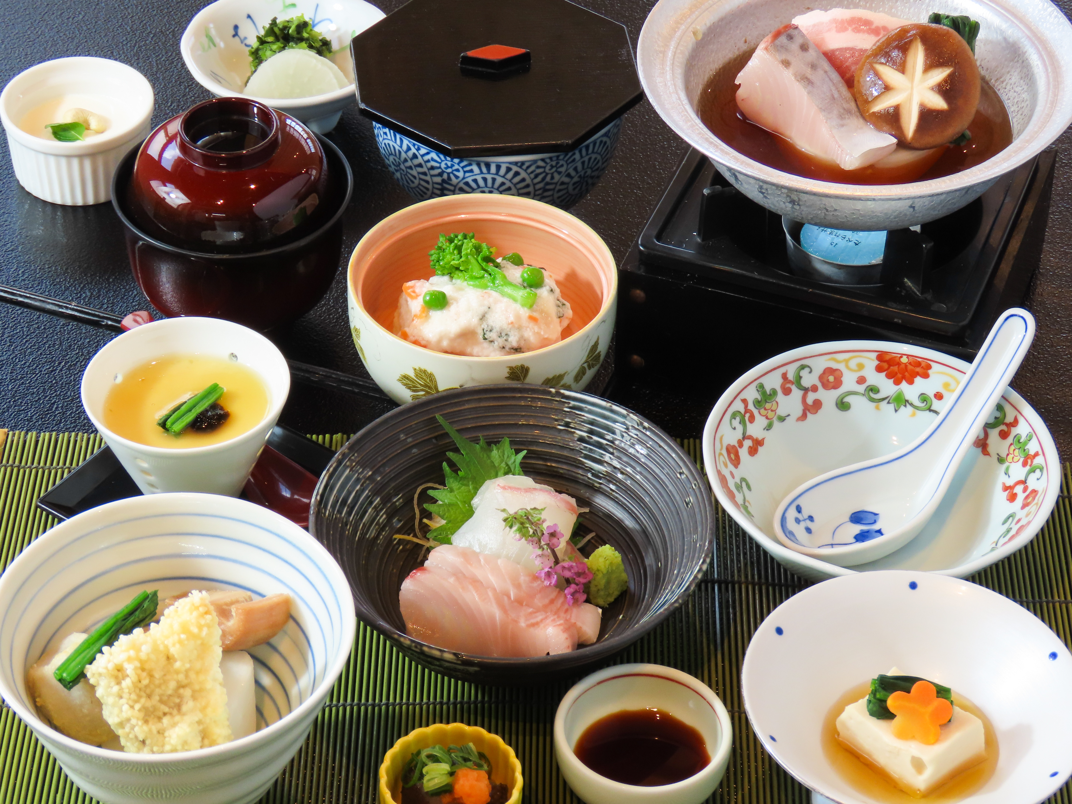 【飲み放題付き】会席コース山茶花 季節ご飯のコース